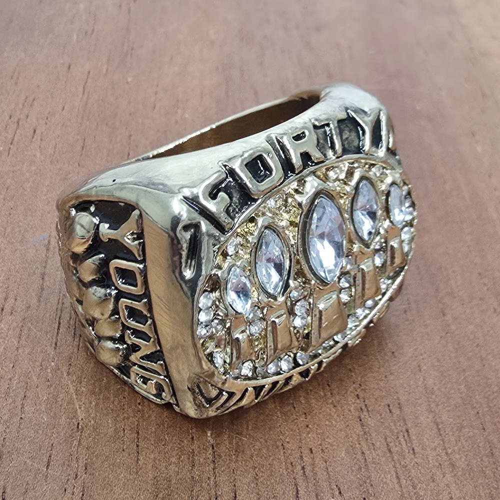 San Francisco 49ers Championship Ring Size 10‎ Superbowl 94 95 Gold